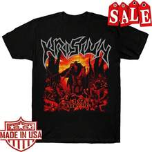 Nueva camiseta de la banda KRISIUN de algodón negro, todas las tallas, regalo para fans BL684, camiseta clásica negra de manga corta 100% algodón, un regalo para un amigo, perfecta para amantes de la música rock y coleccionistas. - Negro - Ver 1