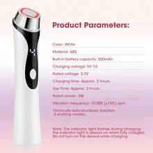 Hailicare Perangkat Kecantikan Mikroarus Multifungsi 4-in-1, Perawatan Kulit Cahaya 4 Warna, Pijat Wajah, Pengangkatan dan Pengencangan Pembentukan Wajah, Pembersihan Mendalam, Meningkatkan Penyerapan Produk Perawatan Kulit, Hadiah Terbaik untuk Anak Perempuan - Putih - View 12