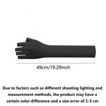 1 Pair Ice Silk Four-Finger Sun Protection Arm Sleeves, Women's Summer Breathable Cooling Sleeves For Outdoor Cycling - Multicolor - View 5