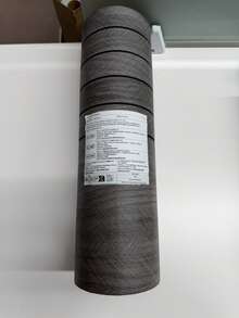 1 捲自黏式 PVC 條紋牆板 40*300CM/15.7*118.1in 加厚仿橡木紋理壁紙板 3D 隔音牆板 適用於牆壁和天花板 壁紙牆貼牆面裝飾 房間裝飾壁紙 撕貼式 - 深灰色 - 查看 8