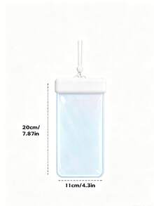 Funda impermeable para teléfono con cordón - Adecuada para buceo, natación, playa, se ajusta a todos los teléfonos de menos de 9.45 pulgadas, funda de teléfono impermeable y resistente a golpes para exteriores, esencial de playa, accesorio de playa, flotador de piscina - Multicolor - Ver 8