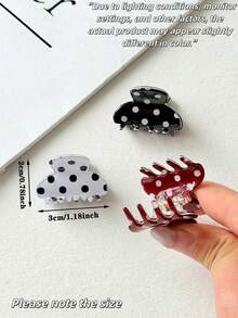 4pcs Summer Small Square Hair Clips, High-End Hair Claw Elegant Hair Accessories, Suitable For Daily Hairstyle Decoration, Bohemian Accessories Summer Beach Claw Clips,Holiday,Travel,Festival,Birthday - Multicolor - View 14