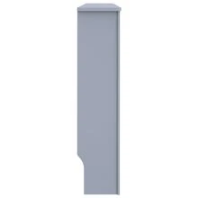 vidaXL Cache-radiateur anthracite 152 x 19 x 81 cm, cache-radiateur rectangulaire moderne pour la maison, protection thermique décorative, conception robuste, salon - Gris anthracite - Voir 7