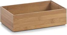 Organizador de cajones rectangular de bambú, una caja de madera multiusos ideal para organizar armarios, encimeras, baños, cocinas y escritorios. Dimensiones: 30 x 15 x 7 cm. - Ver 7