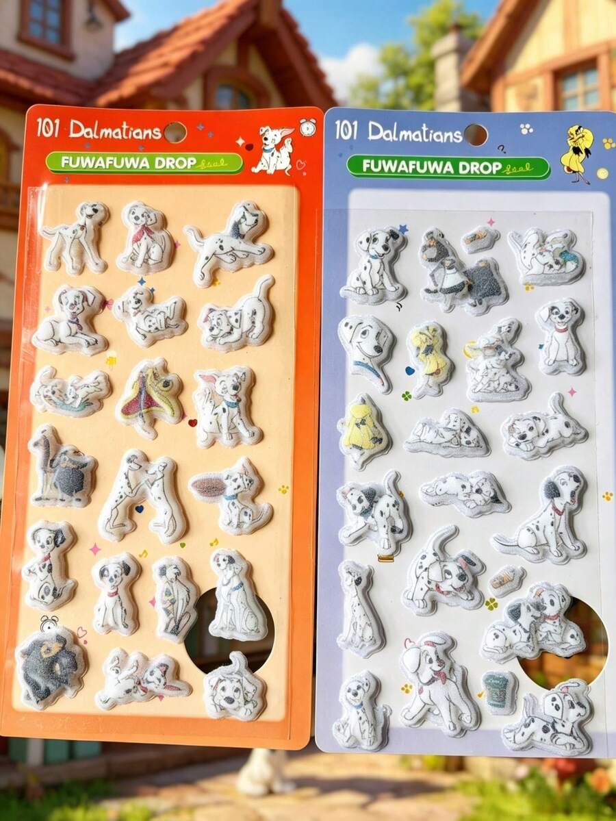 3D 浮雕貼紙 - 兒童卡通裝飾筆記本貼紙,採用混色設計與不對稱形狀。適用於 DIY 裝飾和學生手工藝,也可作為禮物使用。 - 彩色 - 查看 1