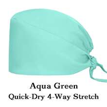 1pc Solid Color Polyester (Polyester) Elastic Nursing Cap Hospital Nursing Center Brimless Hat Unisex Beauty Cap All Seasons - Multicolor - View 38
