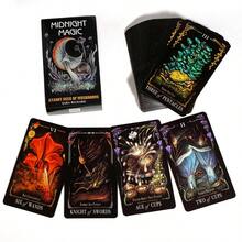 Midnight Magic: A Tarot Deck Of Mushrooms Cards Tarot Cards Party Board Game Fate Card Fortune Telling Game Christmas ,Halloween ,Thanksgiving Gifts! - White - View 4