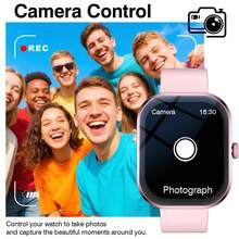 This Popular Unisex Smart Watch Features The Following Functions: Call Answering, Message Reminders, Music Control, Remote Camera, Pedometer, Calorie Tracking, Multiple Sports Modes, Alarm, Incoming Call And Message Notifications, Compatible With Android And IOS Systems. - Multicolor - View 3
