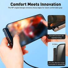 2-In-1 Foldable Stand With Type C Data Cable, U-Shaped Gaming Charging Cable, Nylon Braided USB C Fast Charging Cable, Compatible With IPhone 17/16/15 Series, Android, - Multicolor - View 2