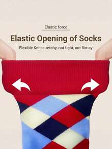 1/5/8/15/20/40 Pairs Unisex Mid-Calf Socks, Random Color, Fun & Novel, Comfortable & Breathable, Suitable For Party Gifts And Daily Wear - Multicolor - View 5