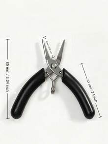 Multifunctional DIY Jewelry Making Pliers Mini Wire Cutter, For Jumper Wire Cable Tie Cutting, Electronic Circuit Electrician DIY Pliers, Stainless Steel For Beading - A - View 11
