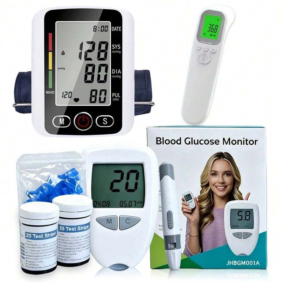 Blood Pressure Monitors & Accessories - 1 Juego - 3 Piezas - View 1