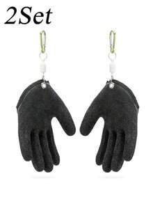 Professional Fishing Gloves - Anti-Slip Fishing Gloves, Anti-Puncture Ice Fishing Gloves, Suitable For Catching Fish, Cleaning, Hunting, Fishing Accessories (Random Color) - Multicolor - View 14