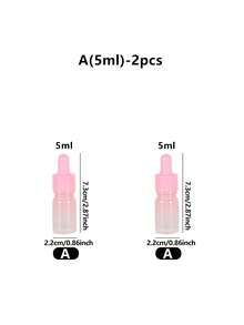 1pc/2pcs/5pcs 5ml-100ml Graduated Dropper Bottle, Reagent Eye Drops Glass Essential Oil Liquid Dropper Bottle, Refillable Travel Perfume Bottle Container, Cosmetics, Vanity, Travel, Cheap, Makeup Tools, Cheap Goods, Gift, Women's Gift, Travel Bottles - View 25