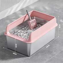 Cat Litter Box Enclosures - Black - View 11