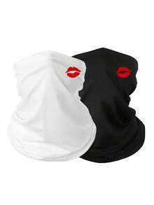 1 pieza/2 piezas/3 piezas Máscara facial unisex de unicolor versátil y transpirable con protección solar, pasamontañas elástico y absorbente de sudor, adecuado para salidas diarias, senderismo, escalada - Multicolor - Ver 17