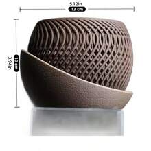 1件 - Mirage 花盆，现代简约盆栽植物，带滴水盘，透气设计，编织纹理，带底碟的装饰家居花盆，由 H3li0 设计，现代简约阳台装饰，极具吸引力、艺术性、优雅和独特。 - 彩色 - 查看 6