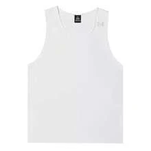 Under Armour 夏季新款 Velociti Pro 男士透氣跑步健身運動背心 - 白色 - 查看 4