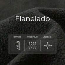 Men's Thermal Tights, Second Skin, Flannel Lining, Winter Comfort, Intense Cold, With Opening - 黑色 - 查看 8