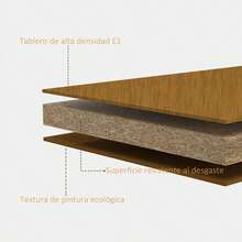 Brown TV Stand With LED Lights, 2 Sockets And USB Ports, 1 Drawer - Rust Brown - View 9