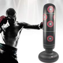 Free Punch Bag Standing Inflatable Boxing Kick MMA Training Adults 155cm - UK-d002901 - View 5