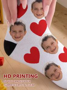 Calcetines cómodos personalizados con foto para niños - Multicolor - Ver 4