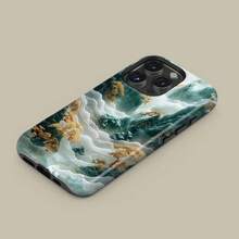 Elegant Ink Landscape Painting Floral Design Cover For IPhone 17 16 15 14 13 12 11 Pro Max, Floral Cover For Samsung S21 S22 S23 S24 S25 Ultra Case - Tough Matte Case - View 2