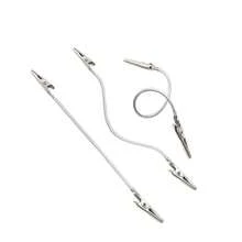 1/5pcs Multi-Purpose Double-Head Alligator Clips, Metal Long Tail Spring Clip Set, Suitable For Cards, Photos, Business Cards And Office Paper Fixing, Special Mosquito Coil Clip, Bendable Alligator Clip - A - View 9