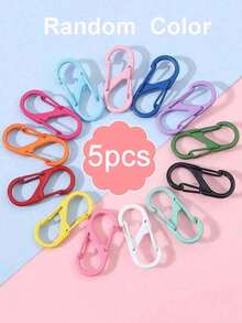 Anti-Theft Backpack Zipper Lock Set Dual S-Type Double Opening Carabiner Clip For Women Men Travelers Portable Zipper Clips For Backpack Luggage Suitcase Purse Pull Replacement Cruise Camping Beach Holiday Back To School Travel Essentials - Multicolor - View 11
