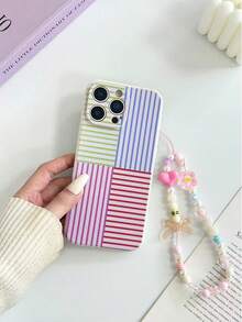 精準孔位直邊條紋彩繪鏈條防摔手機殼，適用於 iPhone 14, 14 Pro, 14 Pro Max, 13, 13 Pro, 13 Pro Max, 11, 11 Pro Max, 12, 12 Pro, 12 Pro Max, XR, 7, 8, GES2, XS, 15, 15 Pro, 15 Pro Max, 16, 16 Pro, 16 Pro Max, S23, S24, S25, S24 Plus, S25 Plus, A56, A36, A26, A13 4G, A22, A21S, A51 4G, A52, S22 Ultra, A33 5G, 13, 13 Pro, 14, 15, 15 Pro, 10, Note 11 4G, 11 Lite，保護套/殼/殼 - 彩色 - 查看 8