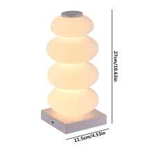RGB/Warm White LED Ambient Night Light Candy Hawthorn Shape Gradient Bedside Lamp Bedroom Dorm Desk Colorful Changing Atmosphere Decorative Light - Multicolor - View 6