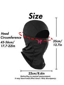 1/2/3pcs Pink Butterfly Print Balaclava Breathable Mesh Full Face Ski Mask Women's Y2K Street Style Headwear Suitable For Motorcycle Riding, Cycling And Daily Fashion - Multicolor - View 6