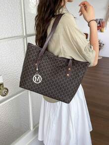 2026 New Style, Fashionable, Versatile, Niche Design, Classic And Simple Shoulder Commuter Bag, Hand-Held, Shoulder Bag - Coffee - View 7