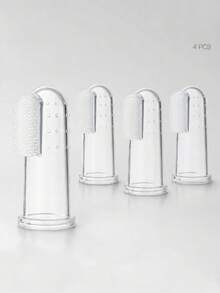 Silicone Finger Toothbrush, Suitable For Dogs And Cats - Gentle Dental Care, Easy To Clean, No Battery Required, Made Of High-Quality Materials - Clear - View 14