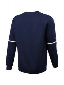Adidas 男士 SQ25 SW CREW 針織運動衫 無帽款 JM3547 - 藍色 - 查看 2