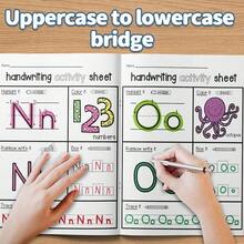 ABC Alphabet Practice Workbook - Uppercase And Lowercase Letter Tracing With Step-By-Step Stroke Guidance, Pinyin Pronunciation Practice And Picture Word Activities, Clear Writing Lines For Daily Training, Develop Writing And Literacy Skills - Alphabet Workbook - View 11