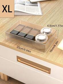 10/9/7/6/4/1 Pc Clear Cosmetic Drawer Organizer, For Vanity, With 5 Different Sizes Clear Plastic Drawer Organizers, Makeup Display Case, Classified Storage Container, Suitable For Placement On Dressing Tables, - Transparent - View 9