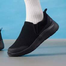 Skechers Men's Lightweight Cushioned Slip-On Casual Walking Shoes - Black - View 3