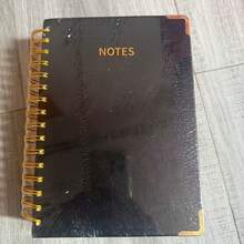 5-Subject Spiral Notebook Hardcover, 300 Pages College Ruled 8x10 Inches, Removable Divider Tabs Leather Cover Notebook, Suitable For School College Assignments, Back To School Supplies - Multicolor - View 7