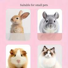 1pc Silicone Pet Grooming Brush, Soft Silicone Bristles, 2-In-1 Deshedding & Massage Tool, Suitable For Cats, Dogs, Rabbits, Guinea Pigs, Gentle Detangling Without Skin Irritation, Reduces Shedding For Small Animals - Multicolor - View 7