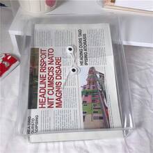 1個透明收納袋 PVC防水 A4與B5文件袋 大容量學生考卷文件夾 返校用品 開學季 - 多色 - 查看 2