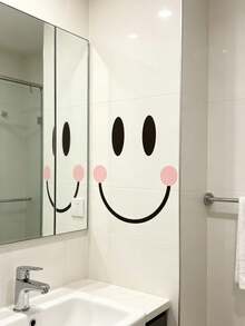 1 buah Stiker Dudukan Toilet Lucu, Dekorasi Kamar Mandi Perekat Sendiri, Wajah Ekspresif, Stiker Dudukan Toilet yang Dapat Dilepas Tanpa Meninggalkan Residu, Stiker Toilet Abstrak, Stiker Mobil, Dekorasi Dinding, Stiker Bak Mandi, Stiker Jendela, Dekorasi Toilet, Dekorasi DIY - Stiker lucu - View 1