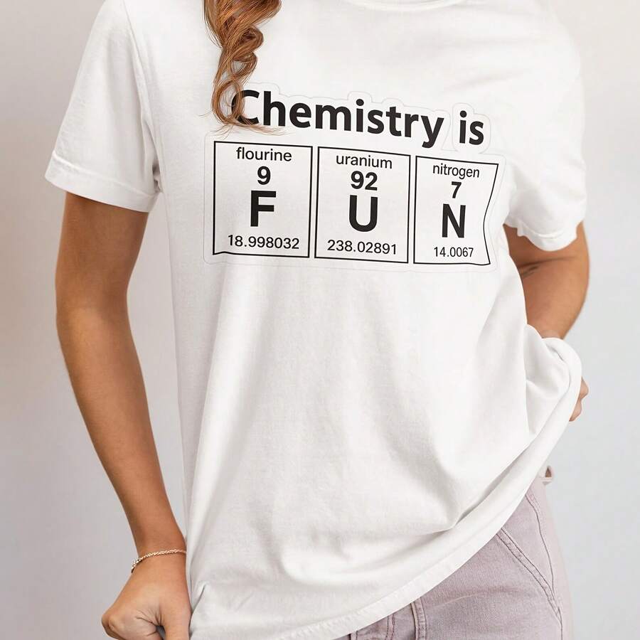La química es divertida, Tabla Periódica STEM - Blanco - Ver 1