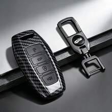 ABS Carbon Fiber Car Key Case For Great Wall Haval Jolion H6 H7 H4 H9 F5 F7 F7X F7H H2S GMW Dargo Shell Fob Keychain Holder Accessories - Type a - View 4