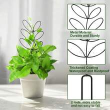 1PC/2PCS Plant Climbing Support, Outdoor Garden Potted Plant Stand, Indoor Plant Rack, Creative Flower Support, Climbing Vine Rack, Plant Flower Arrangement Stand, Gardening Supplies, Home Decor, Plant Support Material - Multicolor - View 6