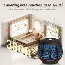 Roonbo Diffusers for Essential Oils Large Room 400ml,Essential Oil Diffuser for Home with R/C,Cool Mist Humidifiers for Bedroom,7 Colors Changed & 3 Mist Mode Waterless Auto Off for Office - Kein Nebel - Übersicht 3