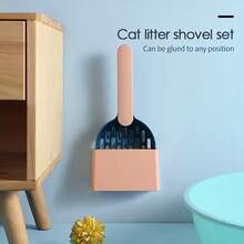 Large Cat Litter Scoop With Storage Base, Pet Cat Litter Box Cleaning Scoop, Cat Litter Sifter, Available For Individual Or Set Purchase - View 7