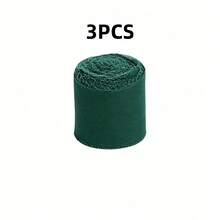 1/3/9 捲手工雪紡絲綢流蘇緞帶，1.5 英吋 X 16.4 英尺毛邊裝飾帶，適用於婚禮生日邀請函禮品包裝、新娘花束 DIY 手作派對用品 - 多色 - 查看 10