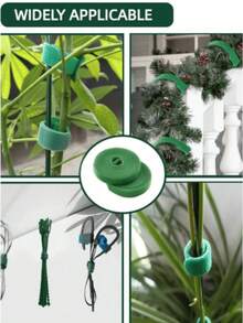 pdva 1/3/5m, 1pc Adjustable Reusable Garden Plant Ties, Thickened Design, Strong Support, Suitable For Indoor/Outdoor Gardening, Can Be Used To Fix Tomato Vines And Other Plants, Adhesive Plant Fixer, Can Be Used As Creative Gifts, Home Supplies And Gardening Tools. - Multicolor - View 5