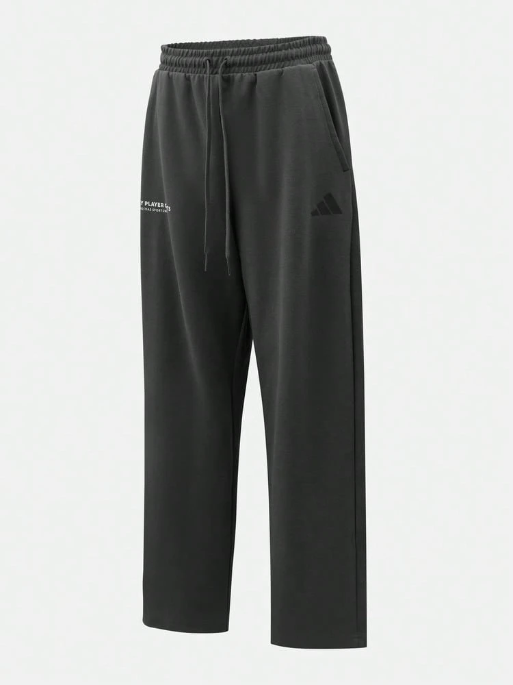 Adidas Men's GFX KN PNT Knit Sports Pants KR2579 - Black - View 1